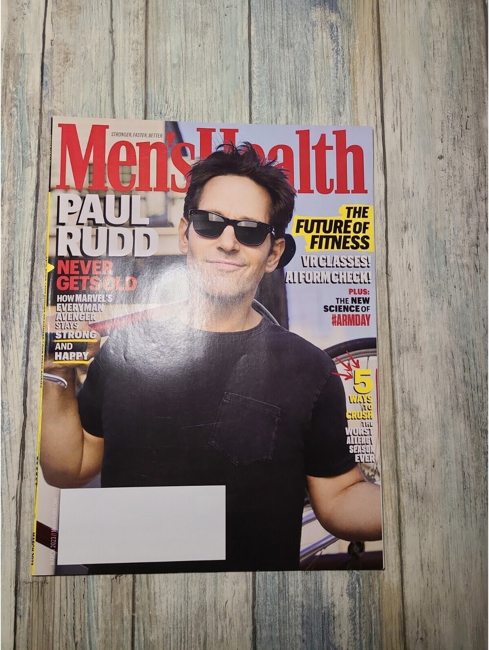 Men's Health Magazine March 2023 Paul Rudd Never Gets Old